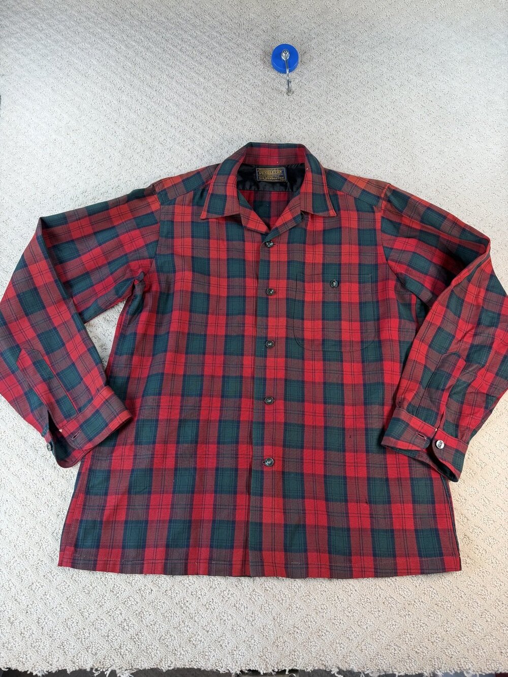 Pendleton WASH short cycle or 3 minutes in mild suds lukewarm (80°-90°F) Size M